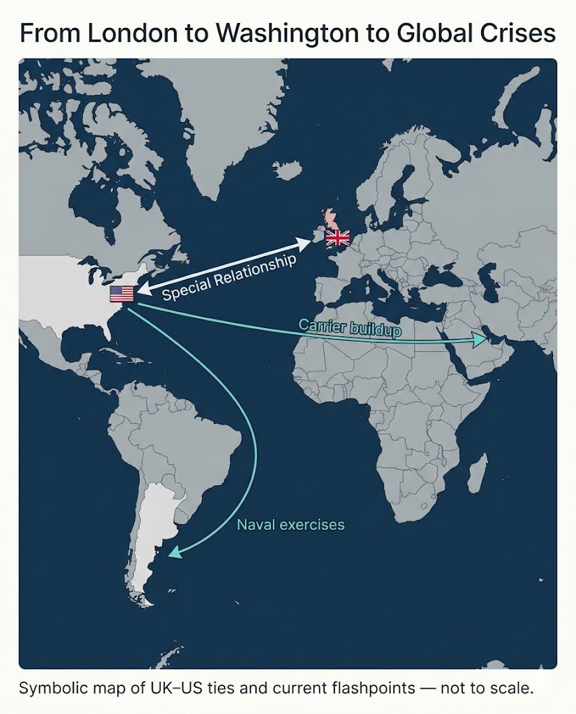 From London to Washington to Global Crisis. King Charles travels to the U.S.