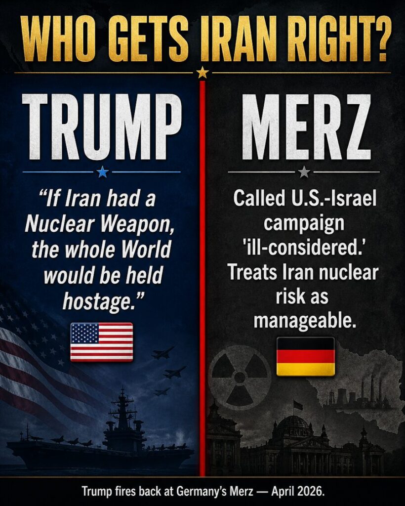 Who Gets Iran Right? President Trump's and Chancellor Merz's Perspectives.