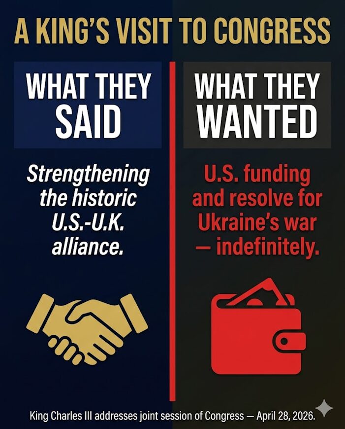 A King's Visit to Congress:  What They Said vs. What They Wanted