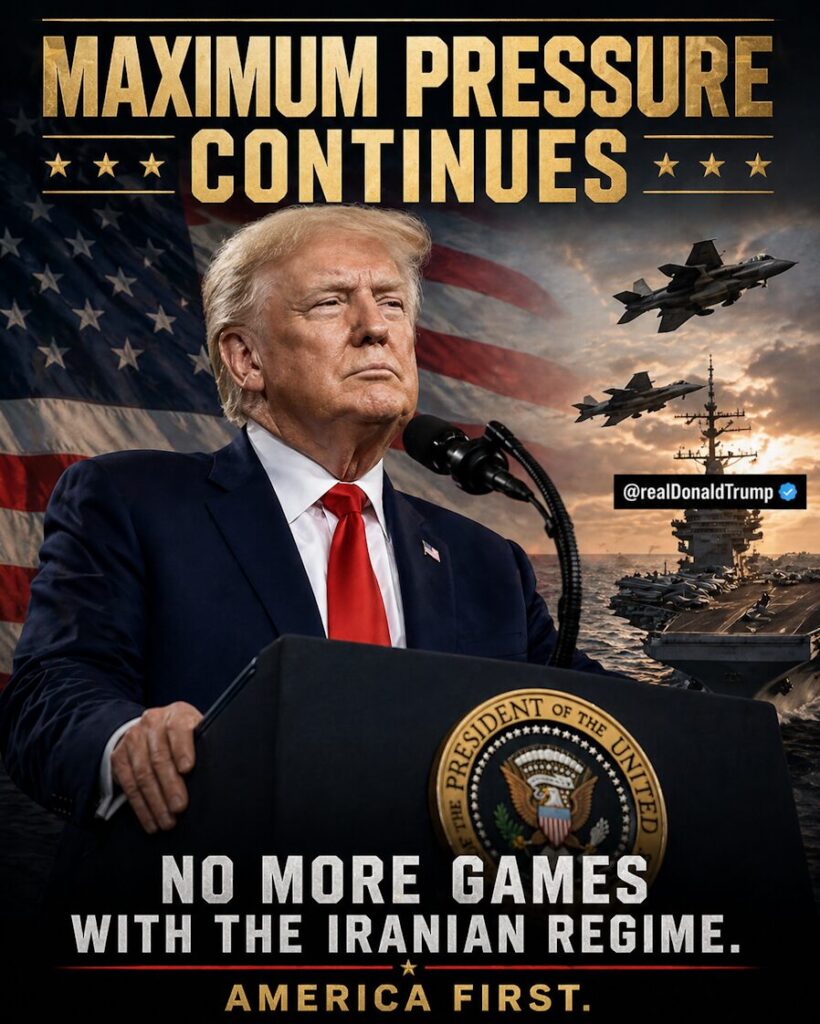 Maximum pressure continues: No more games with Iranian regime.