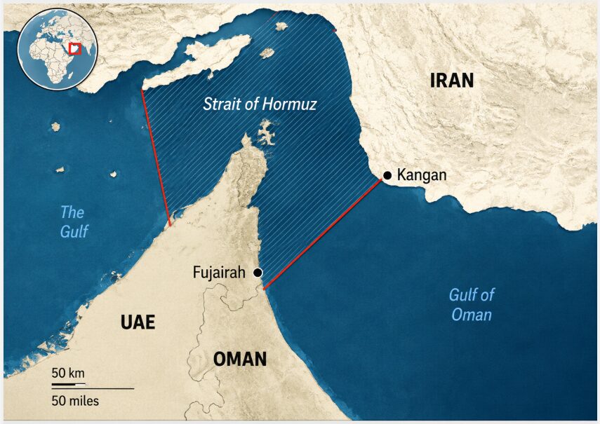 Area of claimed Iranian 'oversight'(source: PGSA).