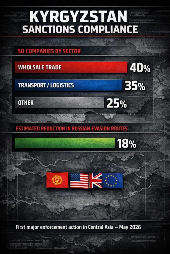 Kyrgyzstan Sanctions Compliance: 50 Companies by Sector.