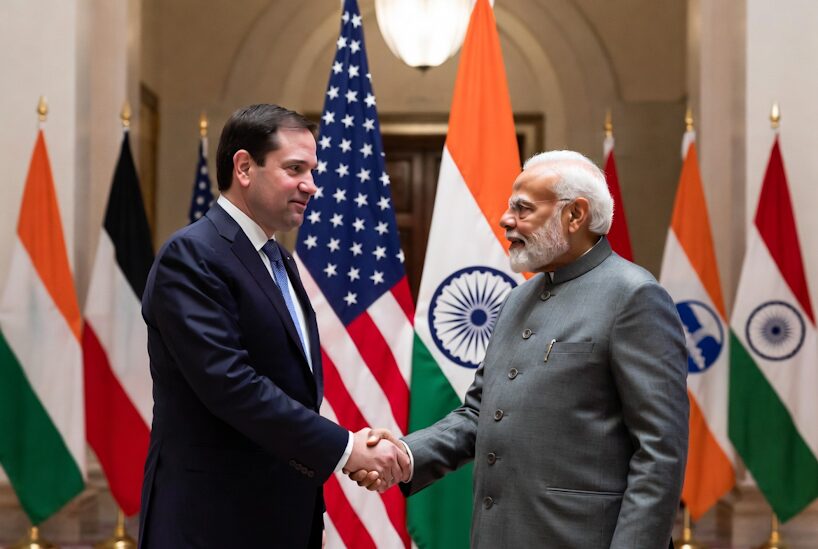 Rubio meets Modi in New Delhi — a strategic alliance reaffirmed, May 2026.