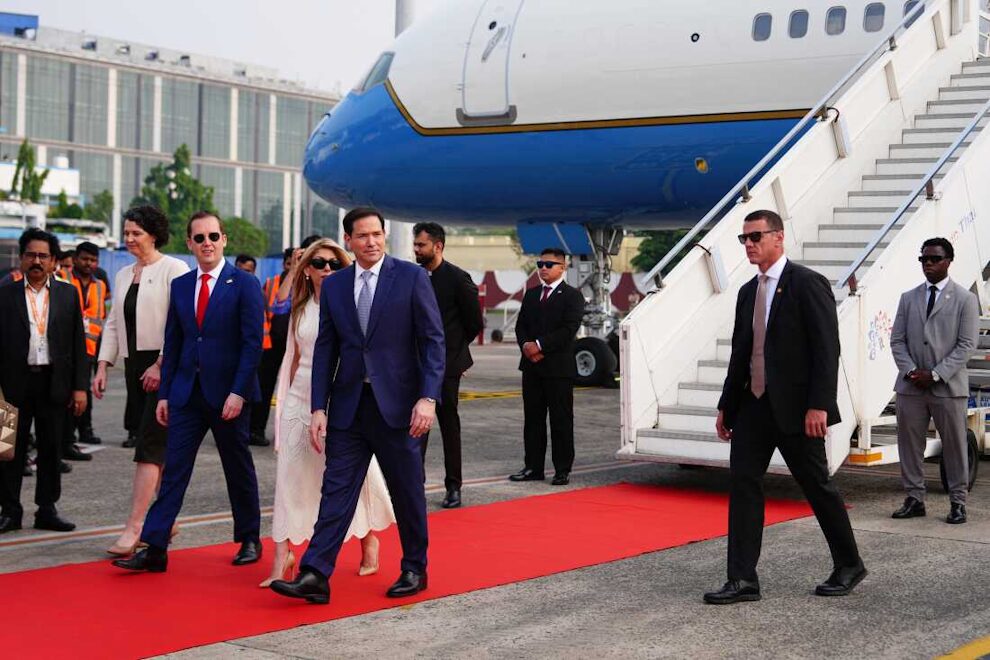Marco Rubio arrives in India, May 23, 2026 — four days of diplomacy that could reshape the Indo-Pacific.