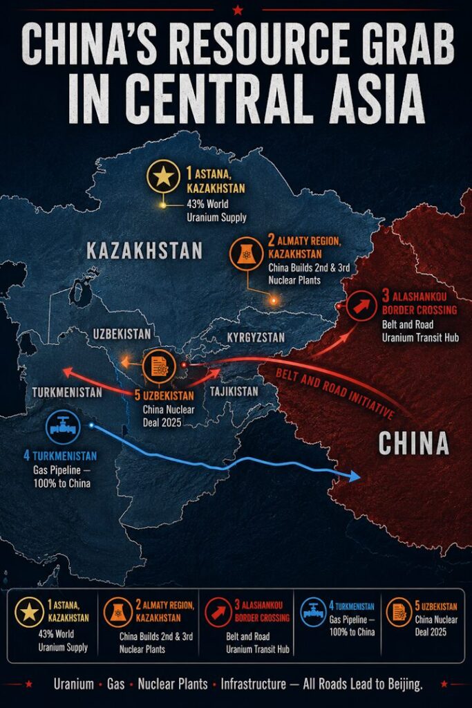 China's Belt and Road Resource Grip on Central Asia, 2026.