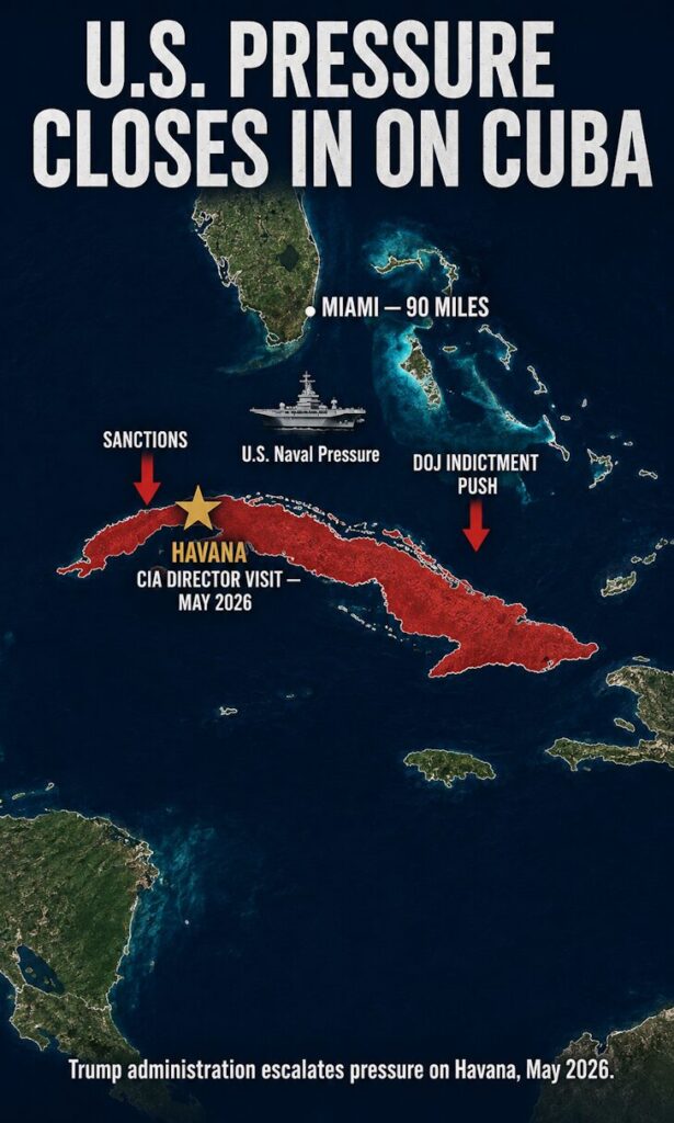 U.S. Strategic Pressure Closing In on Cuba.