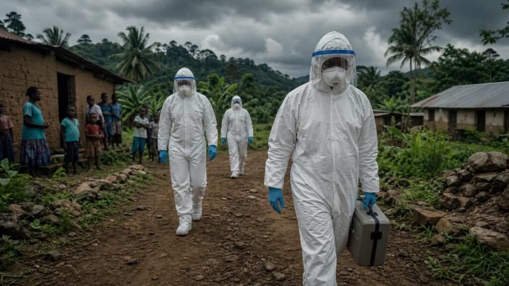 Health Workers Battle Ebola Outbreak in Ituri Province, Congo, May 2026.