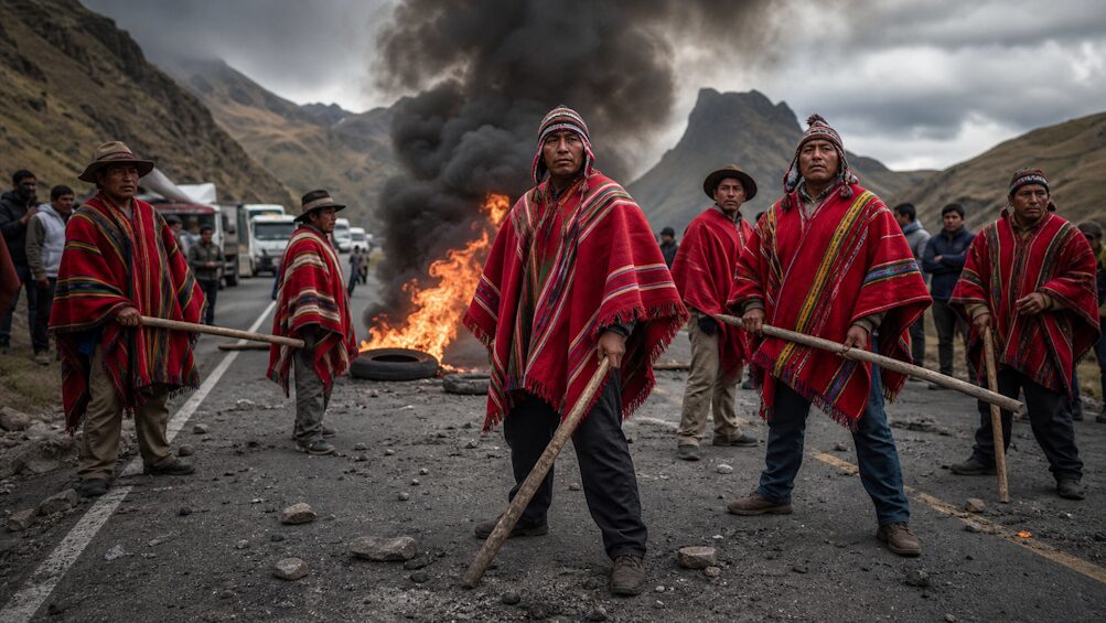 Militias Block Roads During Bolivian Crisis.
