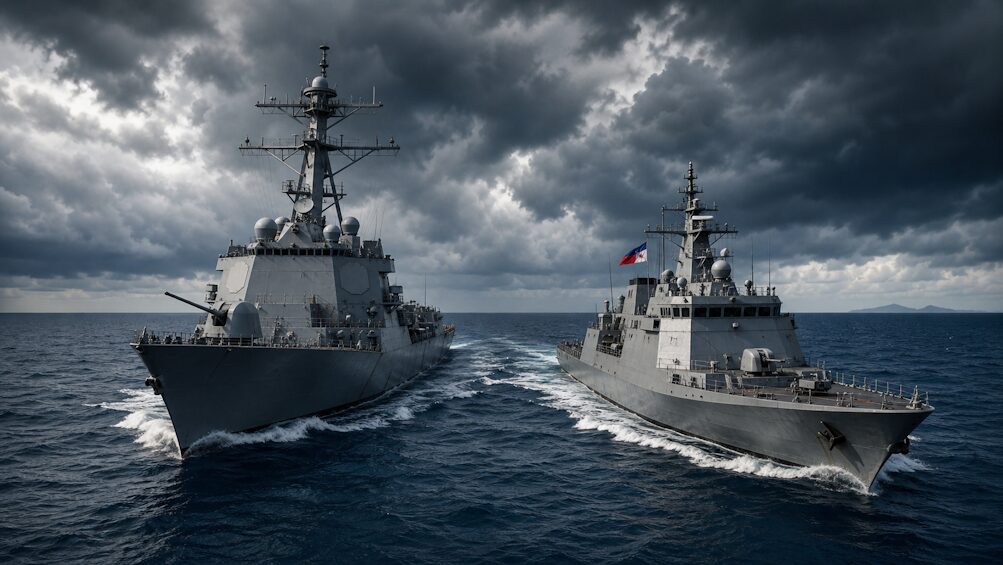 U.S. And Philippine Navies Patrol The Indo-Pacific.