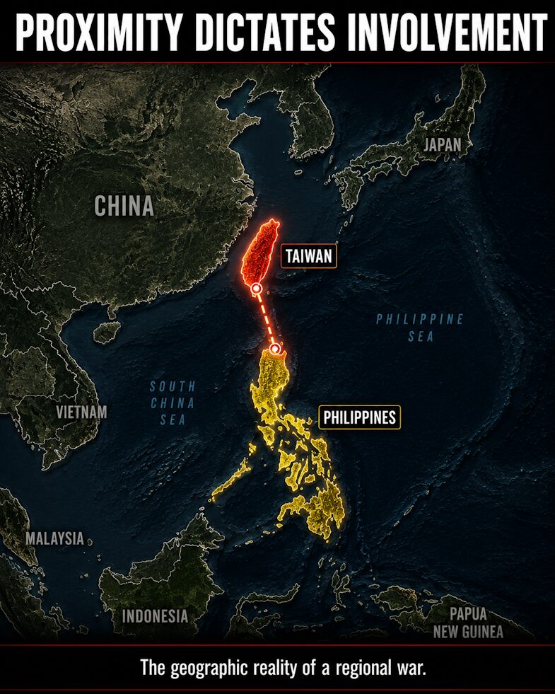 Geographic Reality Connects The Philippines To Taiwan.