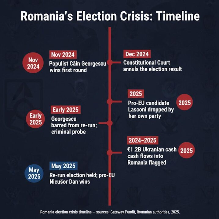 Romania's Election Crisis: A Timeline of Key Events.