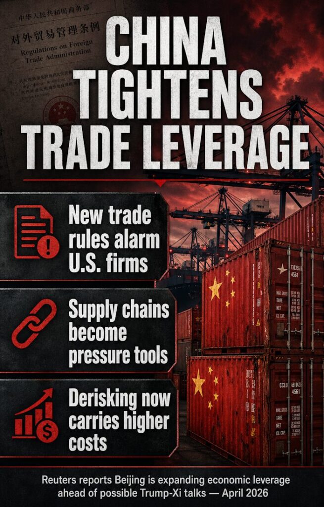 China Tightens Trade Leverage