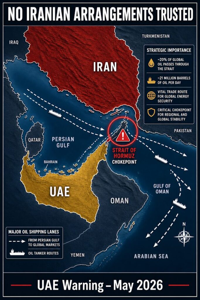 No Iranian Arrangements Trusted: UAE Warning 