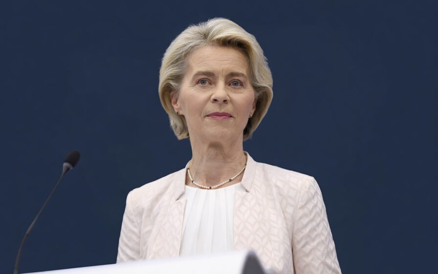 EU Commission President Ursula von der Leyen responds to the Romanian drone attack, May 28, 2026.