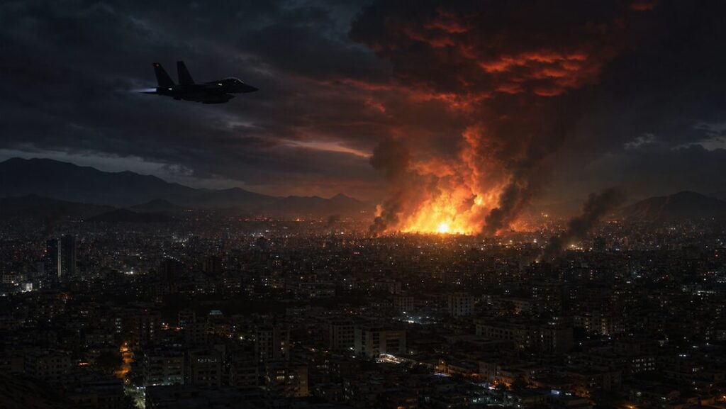 Pakistani airstrikes hit Kabul, Afghanistan, as Operation Ghazab lil-Haq enters its third month, May 2026.