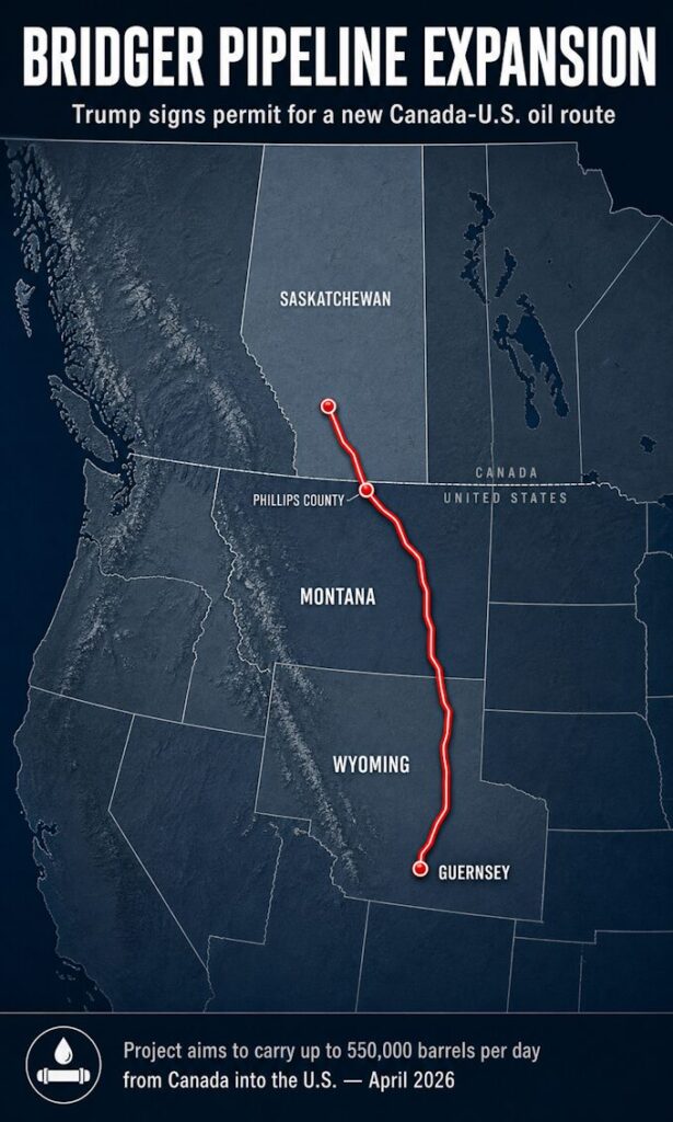 Bridger Pipeline Expansion: Trump Signs Permit