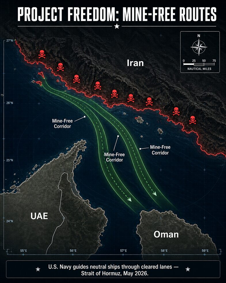 Project Freedom: Mine-Free Routes