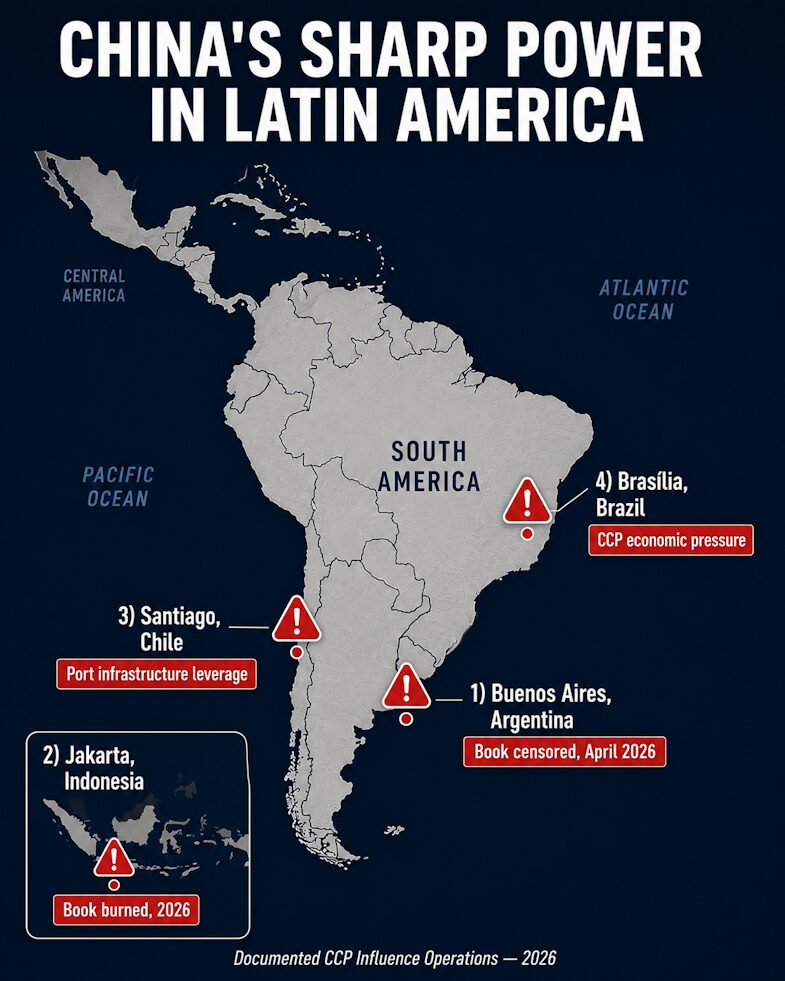China's Embassy Pressure Network Across Latin America, 2026
