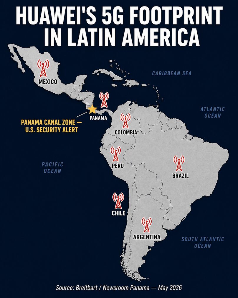Huawei 5G Infrastructure Across Latin America: Countries at Risk.
