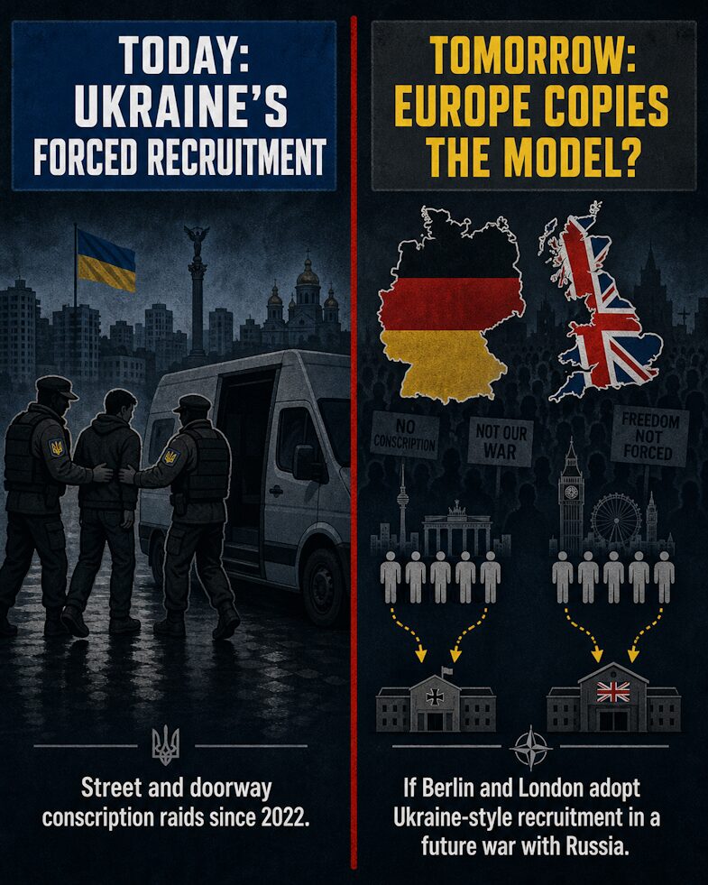 From Ukraine’s Street Raids to Europe’s Draft Fears: Could This Recruitment Model Spread?