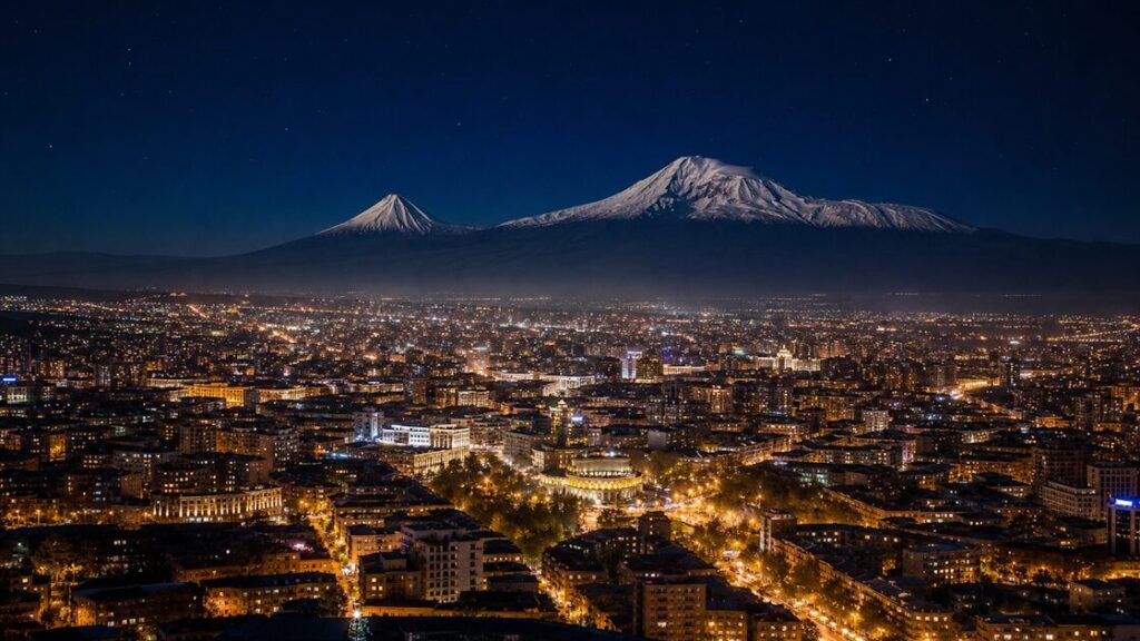 Yerevan, Armenia's capital, at the center of the Armenia Russia EAEU geopolitical showdown, 2026.