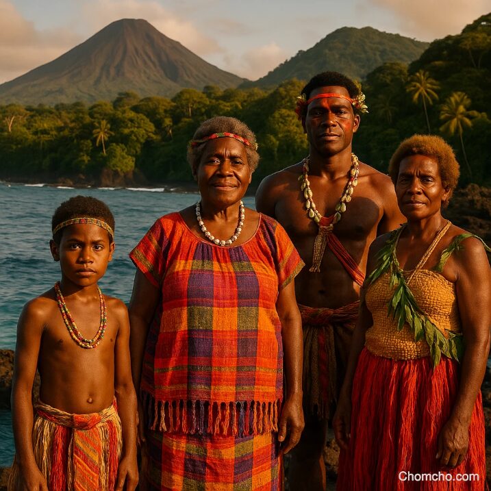 Traditional Ni-Vanuatu islanders on their volcanic Pacific island home, now at the center of a strategic geopolitical contest between China and the West.