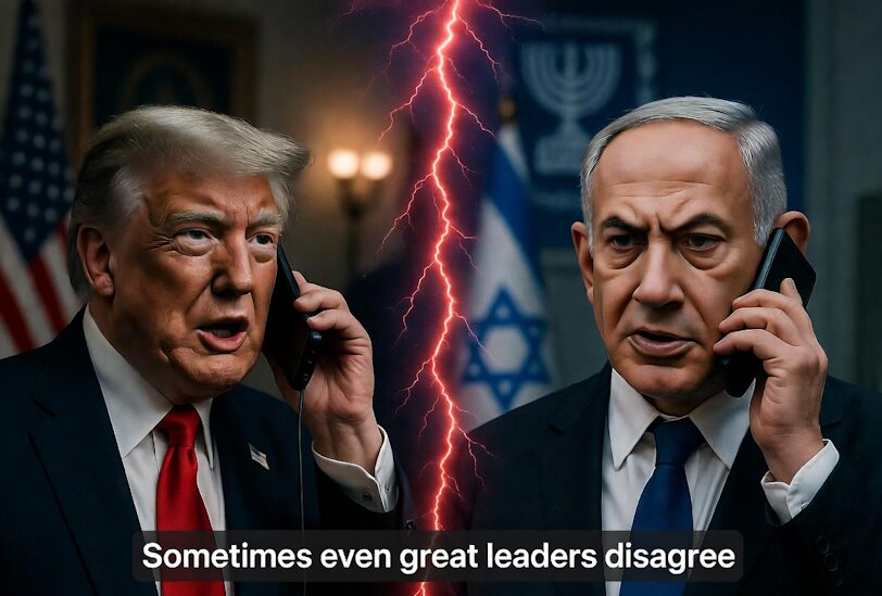 Trump urges Netanyahu not to retaliate — sometimes even great leaders disagree, June 2026.