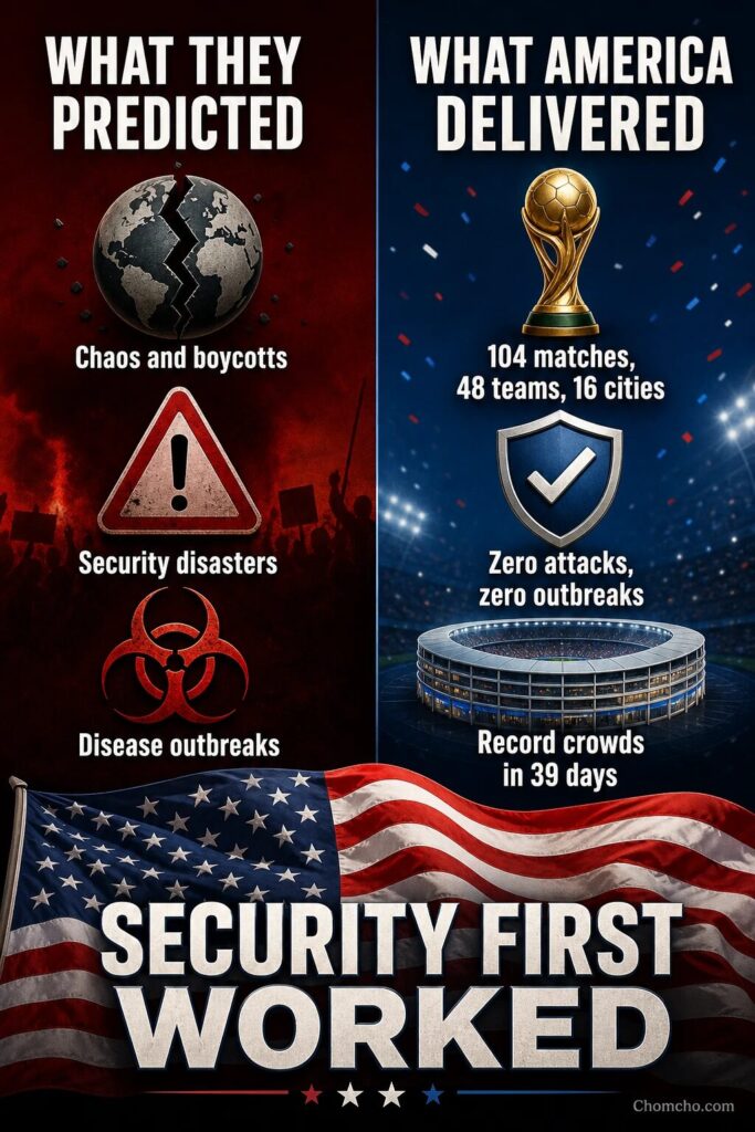 The media predicted disaster, the tournament delivered the safest World Cup in history