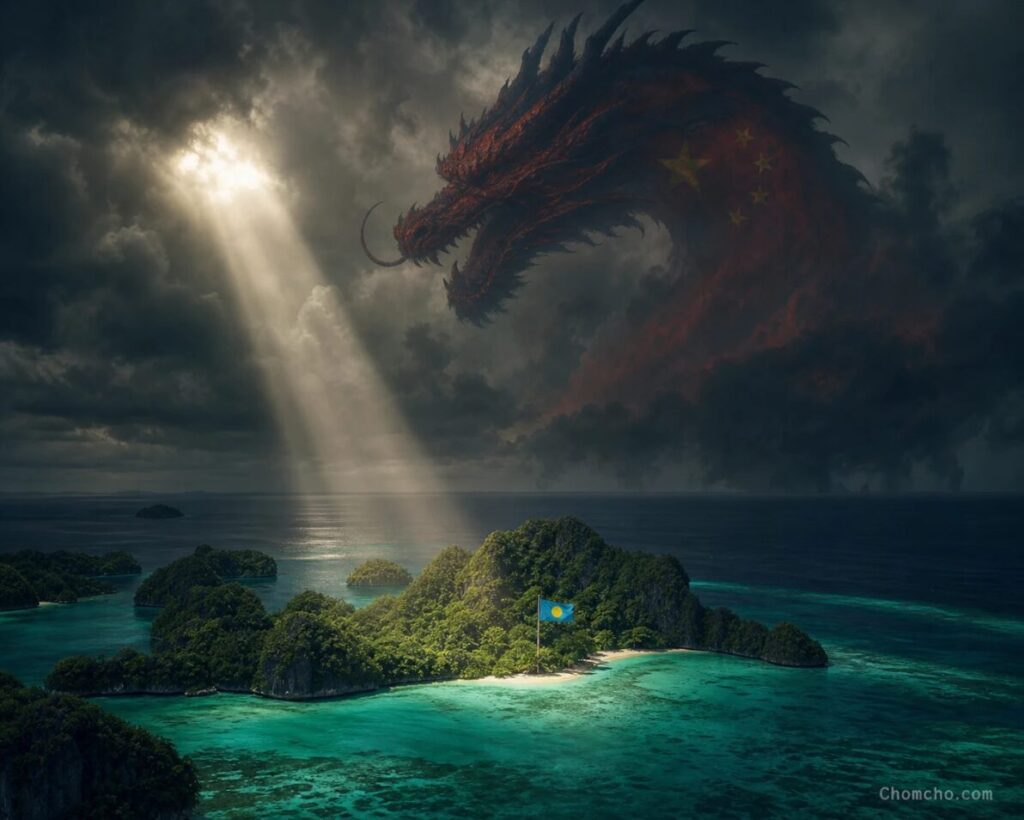 The China-Palau conflict: a tiny island defies a giant (illustrative image)