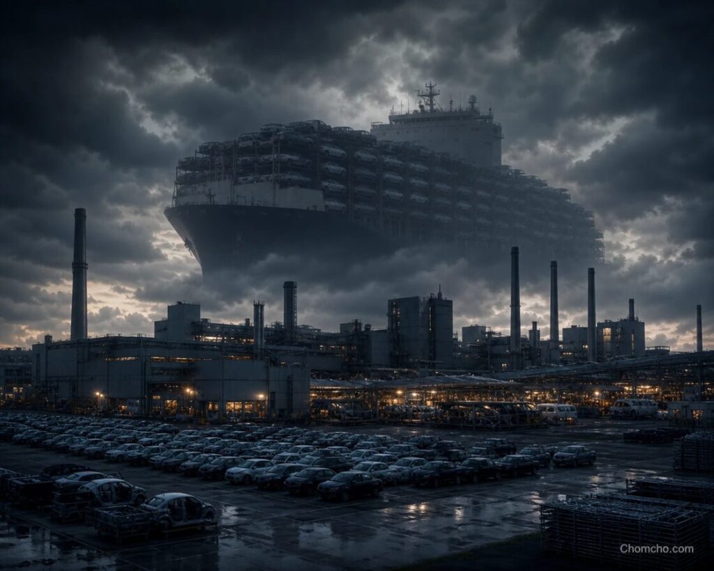 The German auto industry faces a dark horizon.