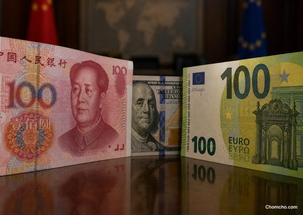 China currency goals put the yuan on a collision course with the euro and the dollar.